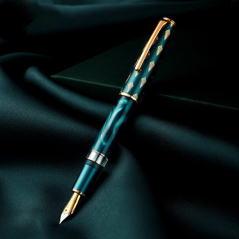 High End Green Peacock Pen