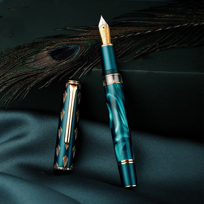 High End Green Peacock Pen